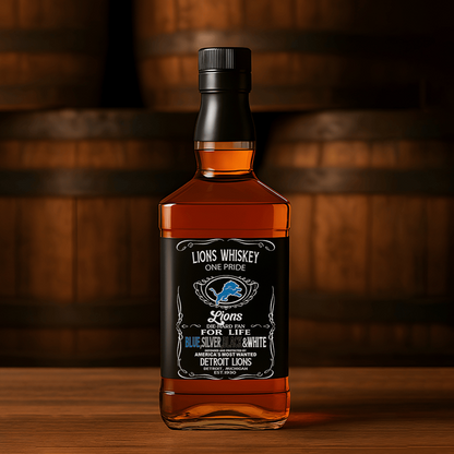 DET x NFL Whiskey For True Fans Only DATND TANTD