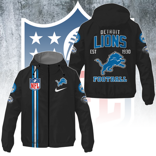 DET x NFL Windbreaker Jacket DATND TANTD