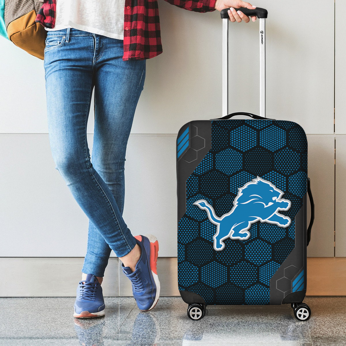 DL NFL V3 Luggage Cover Suitcase Protector DDT NTL