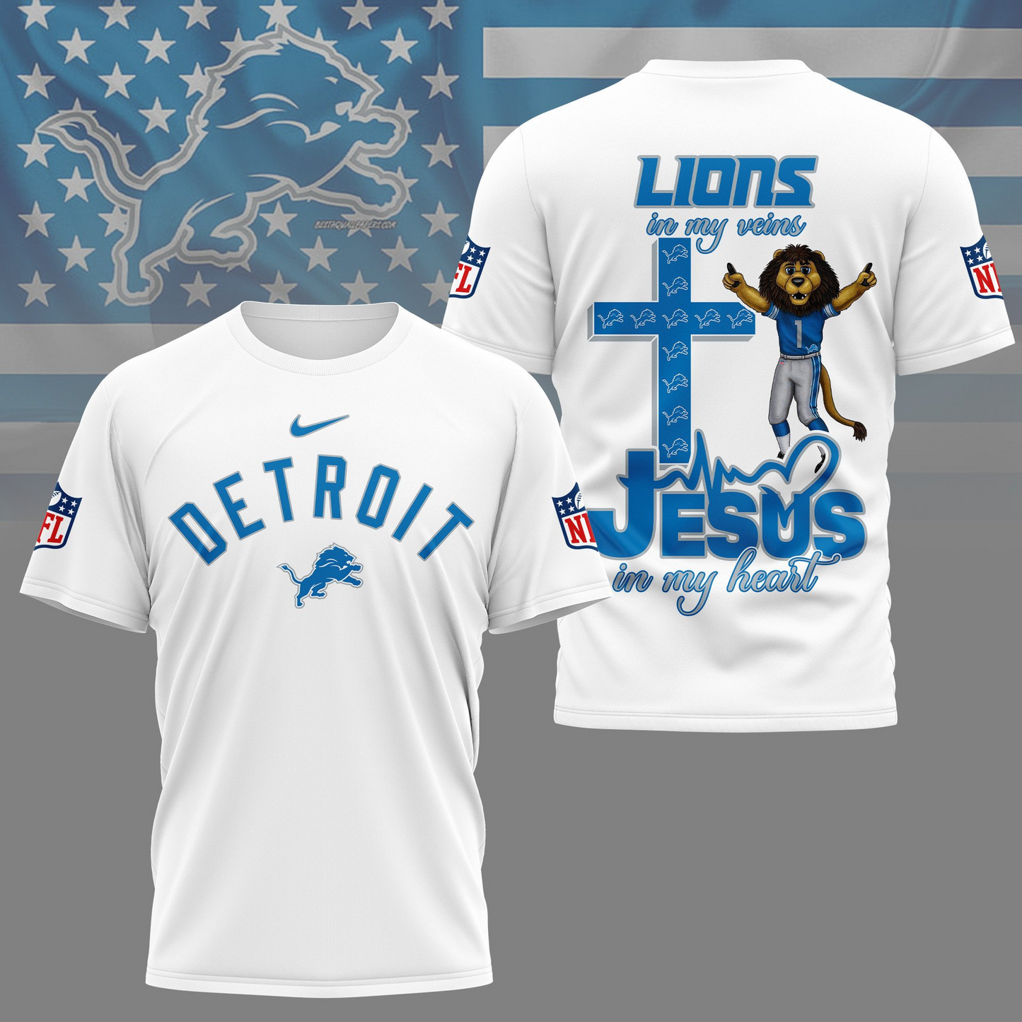DL Premium Faith & Football 3D Shirt DDT TTV