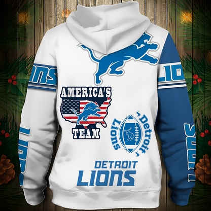 DL Premium NFL V3 3D Graphic Hoodie DDT NTL