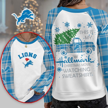 DL Premium NFL Cozy Round Neck Raglan Sleeve Sweatshirt DDT CTND