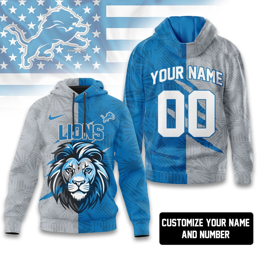 DL Premium NFL Split Color Hoodie DDT HLPHUONG