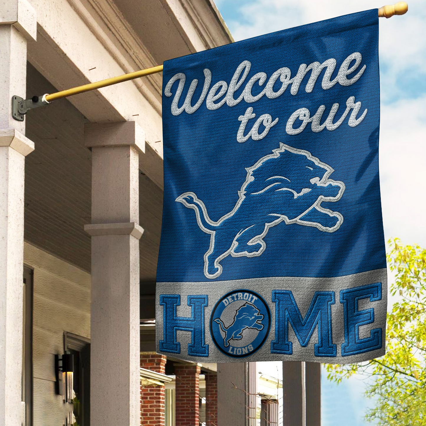 DL Premium NFL Welcome Home Flag DDT NTL