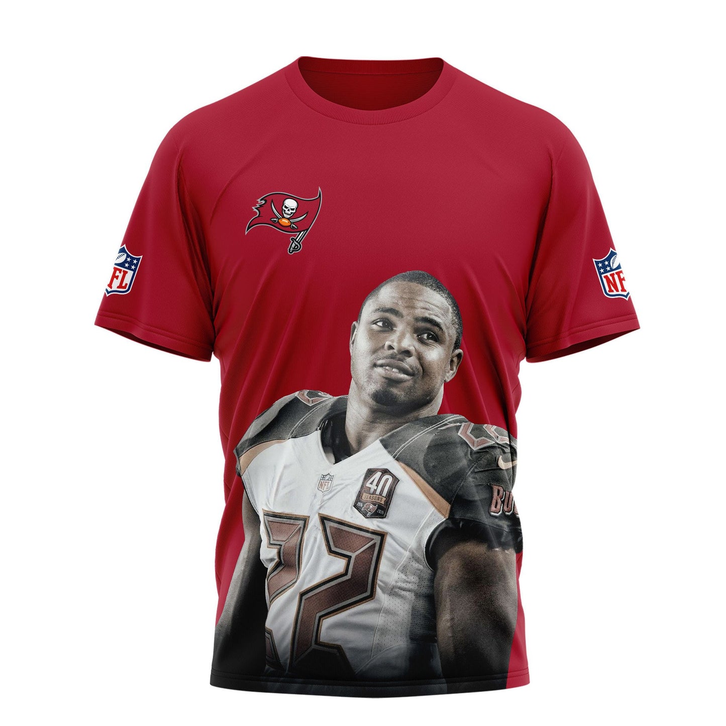 Doug Martin TB x NFL Premium 3D Shirt HLP