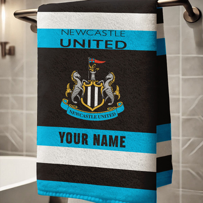 EPL Newcastle United Bath Towel Large Size Custom Name Gift For Fan DatND DVT