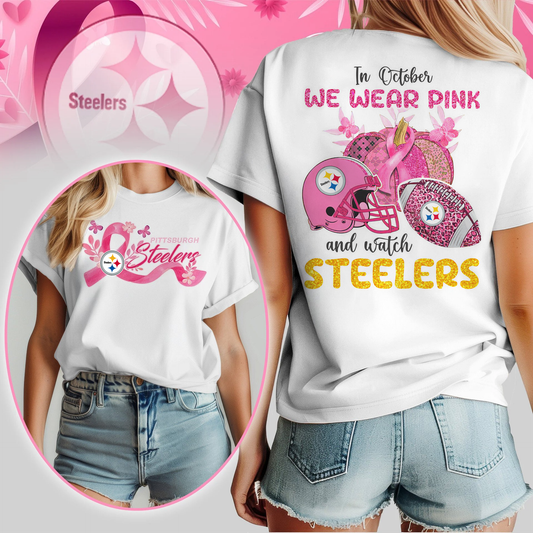 In October We Wear Pink And Watch PS Shirt DDT NTL