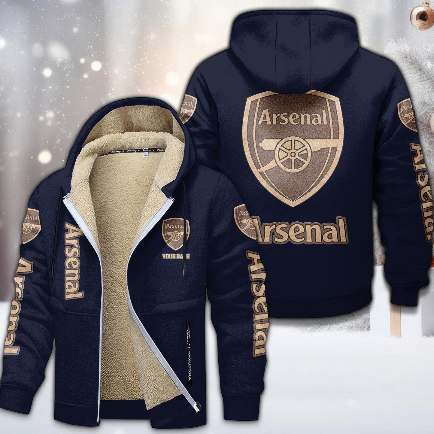 EPL x ARC Hoodie Zip Velvet Coat V1 NAK