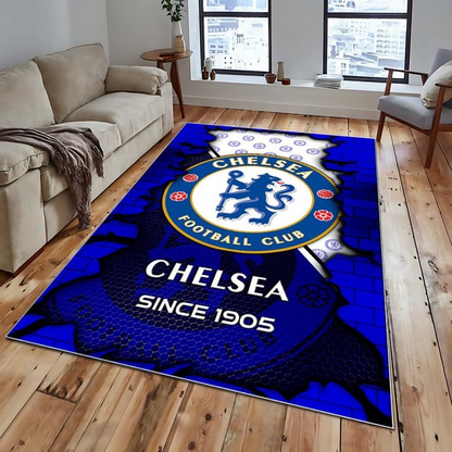 EPL x CHE Broken Brick Multi Logo Carpet Rug V1 NAK
