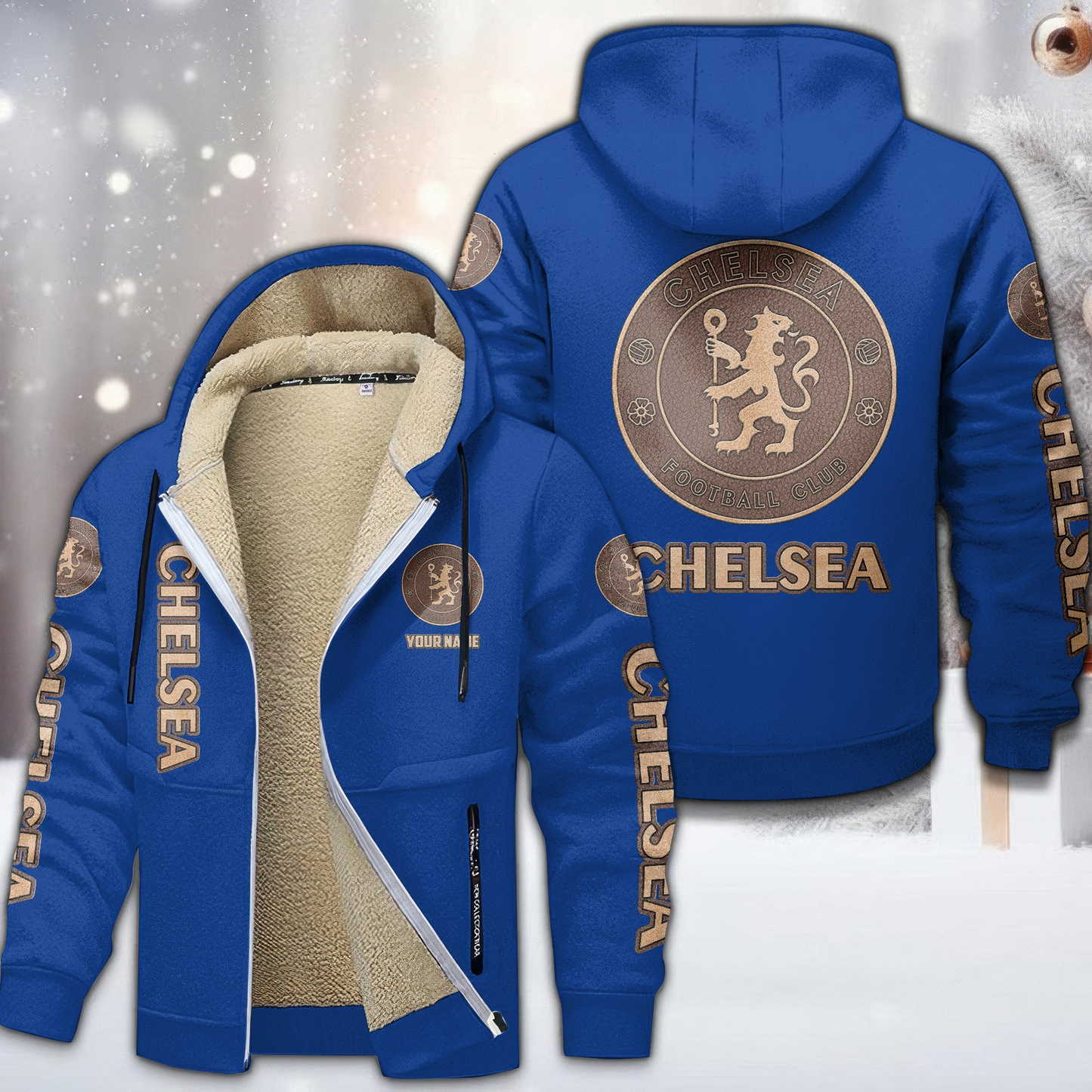 EPL x CHE Hoodie Zip Velvet Coat V1 NAK
