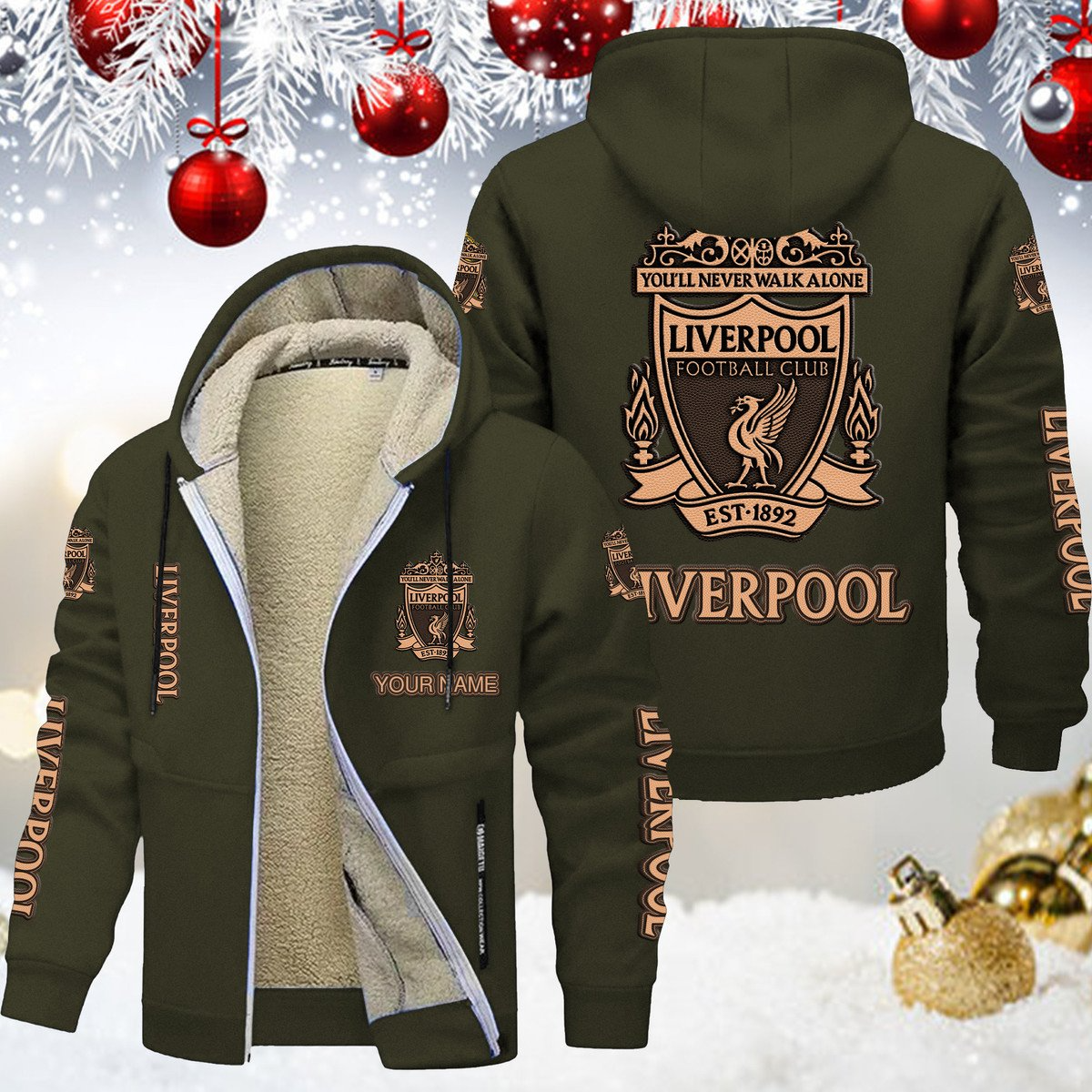 EPL x LIV Hoodie Zip Velvet Coat V1 NAK