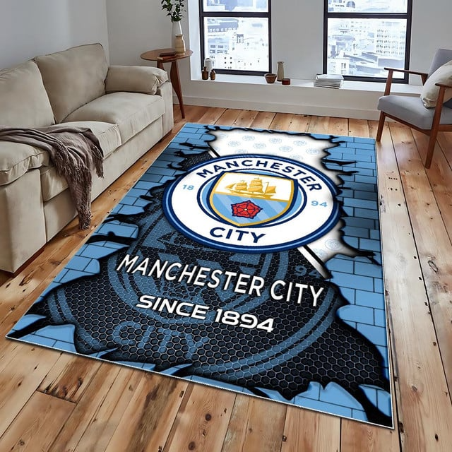 EPL x MC Broken Brick Multi Logo Carpet Rug V1 NAK