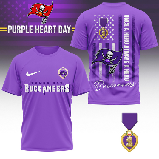 TBB Premium National Purple Hear Day 3D Shirt DDT TTV