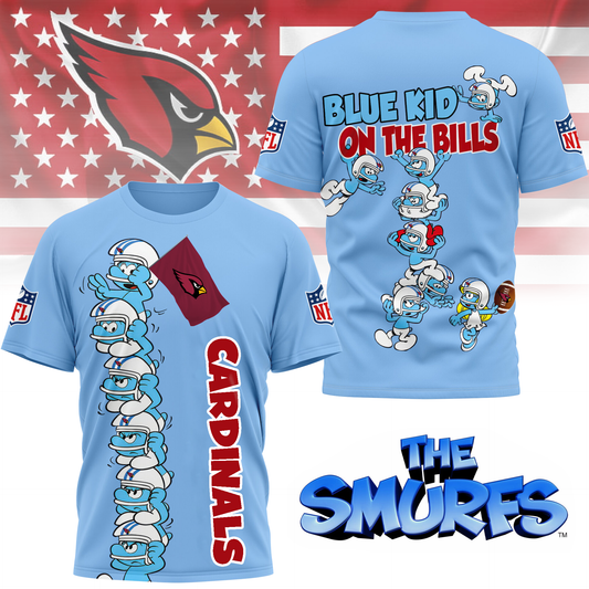 AC Premium NFL x Smurfs 3D Shirt DDT 220725 CTND