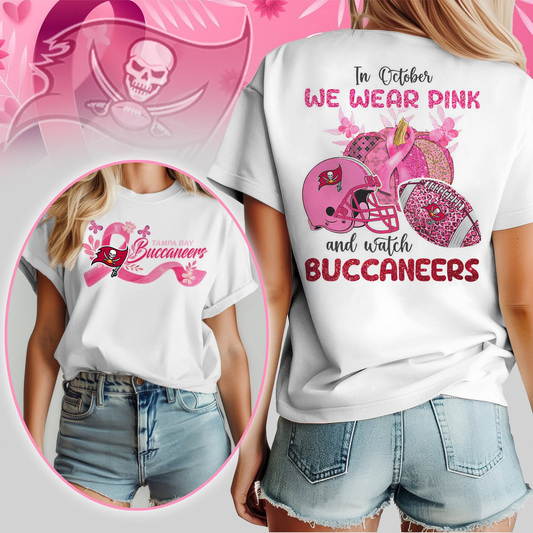 In October We Wear Pink And Watch TBB Shirt DDT NTL
