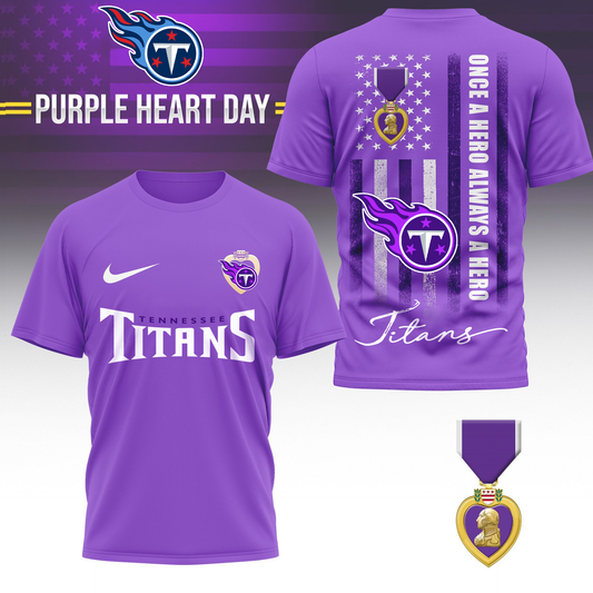 TT Premium National Purple Hear Day 3D Shirt DDT TTV