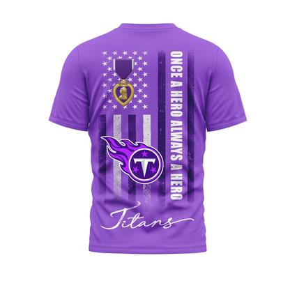 TT Premium National Purple Hear Day 3D Shirt DDT TTV