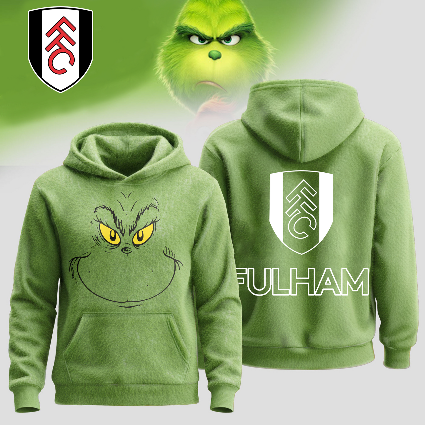 FUL Premium EPL Grinch Christmas Hoodie DDT CTND