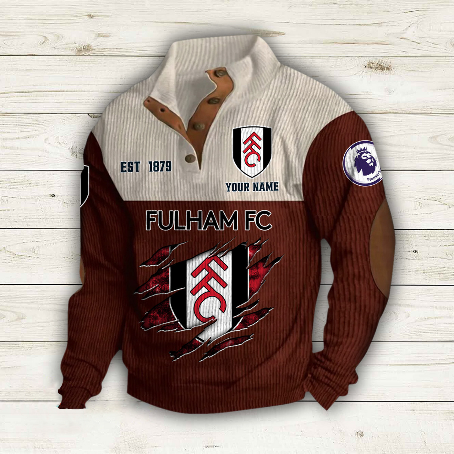 FUL x EPL Double Breasted Stand Collar Hoodies DATND TANTD