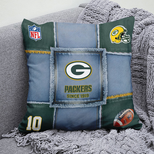 GB x NFL  Football Pillow Special Style DATND TANTD
