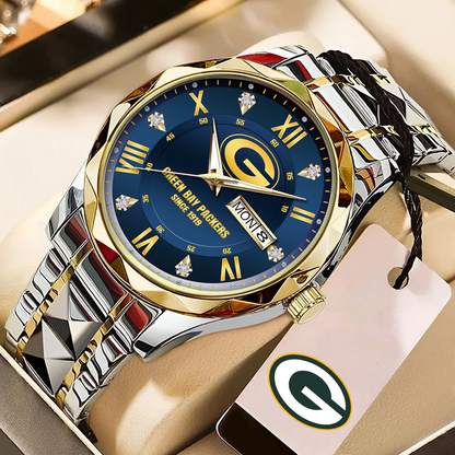 GB x NFL Alloy Luxury Quartz Watch DATND TANTD