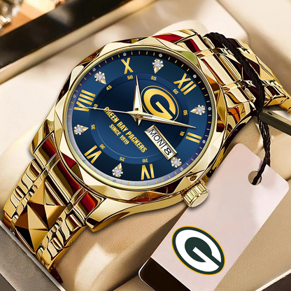GB x NFL Alloy Luxury Quartz Watch DATND TANTD