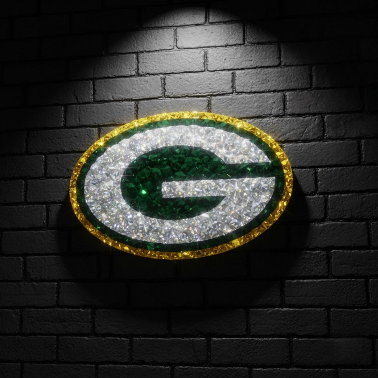 GB X NFL Diamond Crystal Wall Art DatND DVT