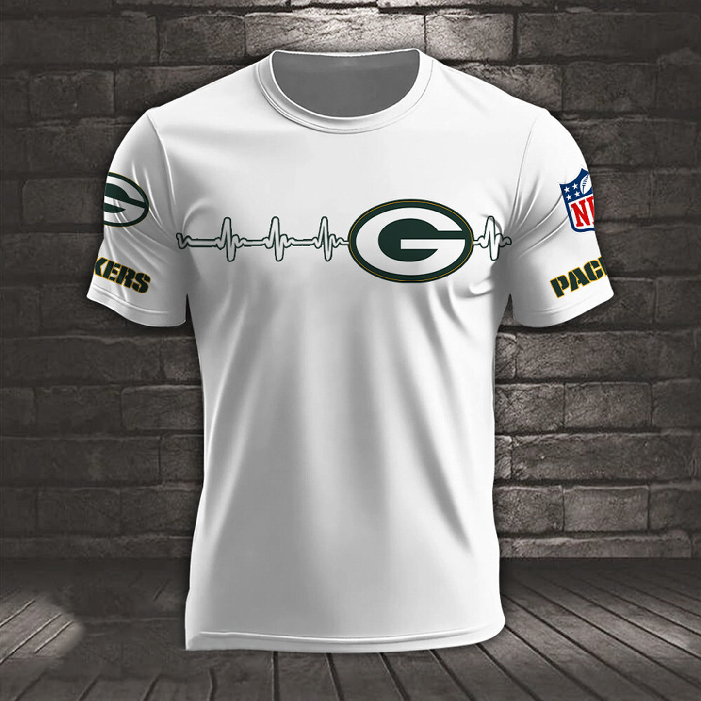 GB x NFL Heart Rate Map Special 3D Shirt DatND ThuongNH