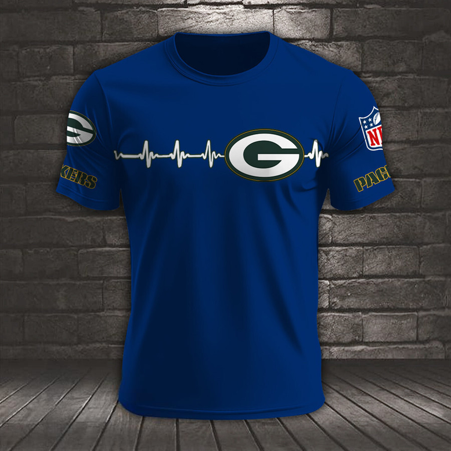 GB x NFL Heart Rate Map Special 3D Shirt DatND ThuongNH