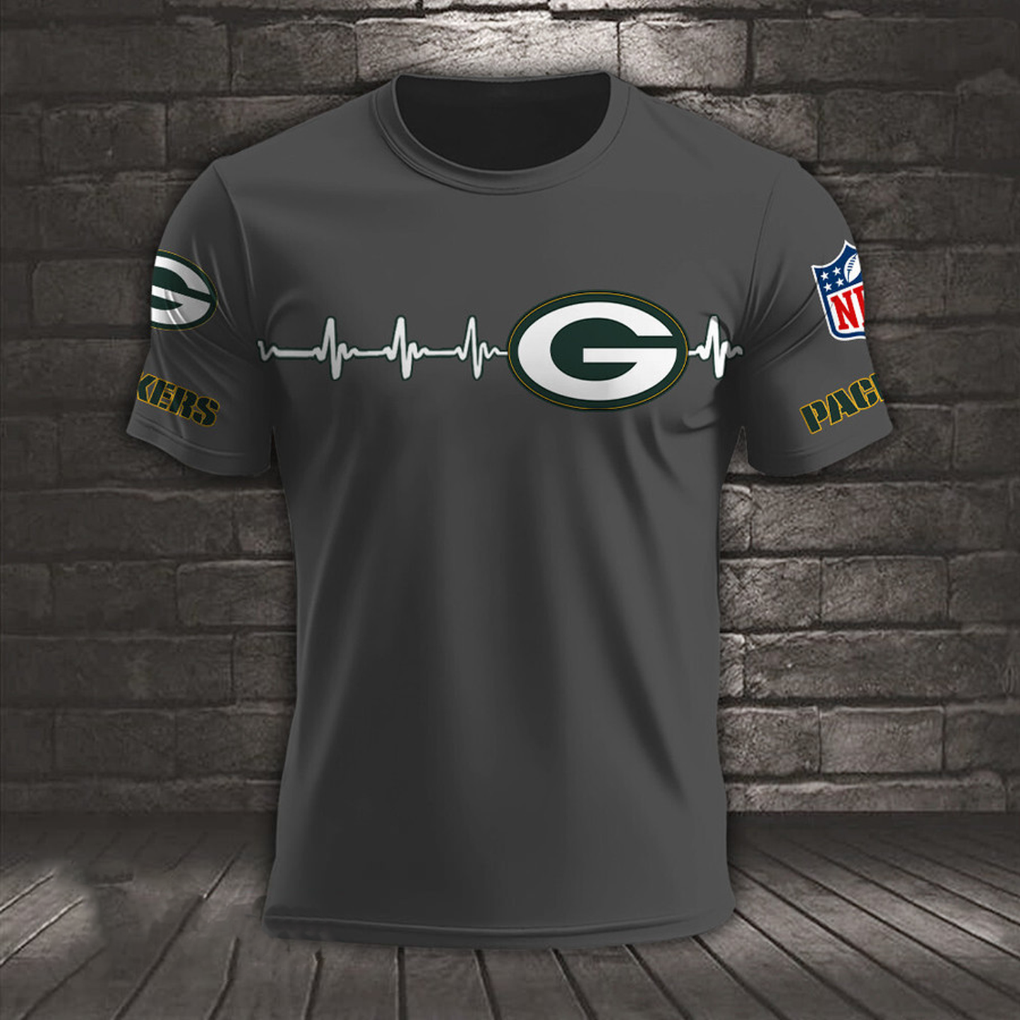 GB x NFL Heart Rate Map Special 3D Shirt DatND ThuongNH