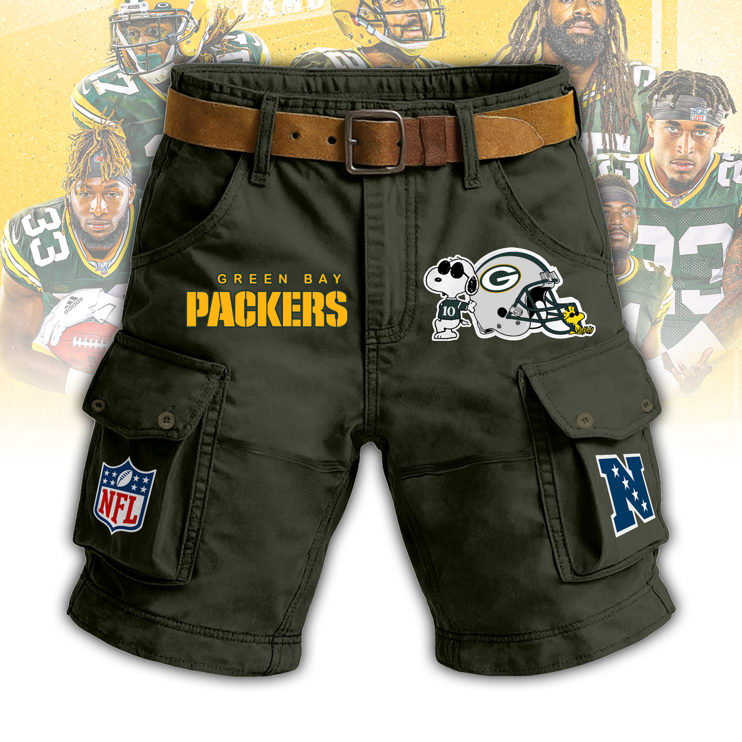 GB x NFL Man Shorts