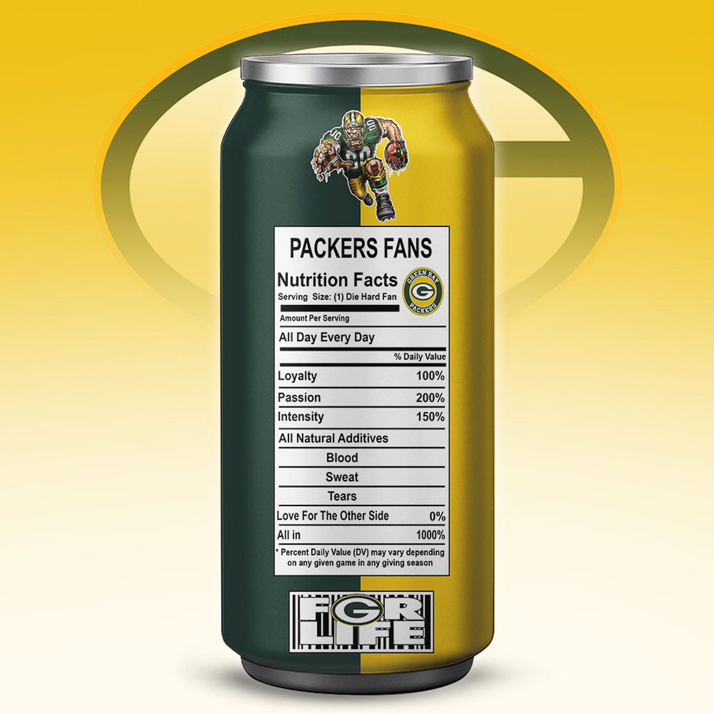 GB x NFL Monster Energy Tumbler Gift for Fans DATND TANTD