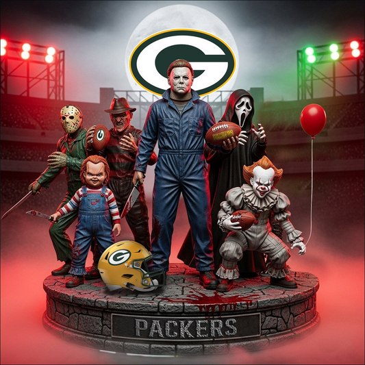 GB x NFL Personalized Acrylic Block Plaque Halloween