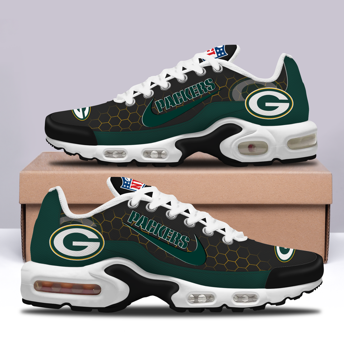 GB x NFL Personalized Air Cushion Sports Shoes DatND DVT