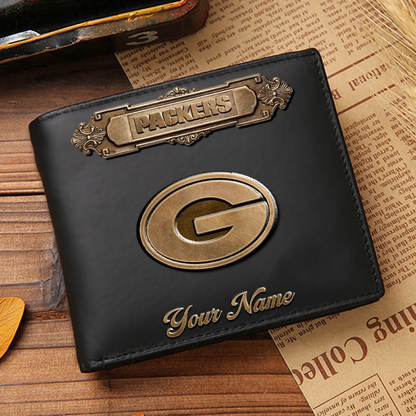 GB x NFL Premium Leather Wallet DatND DVT