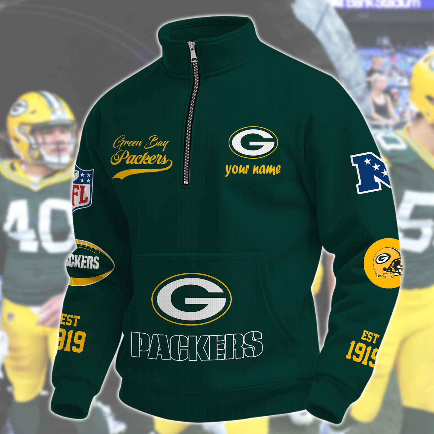GB x NFL Quarter-Zip Sweatshirt DatND DVT