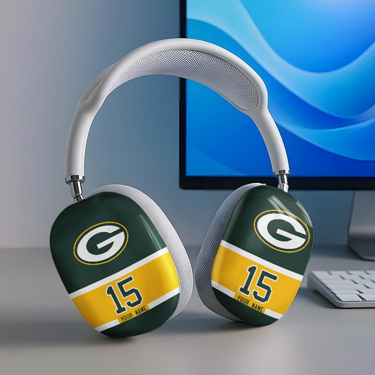 GB x NFL Special Airpod Max Case Cover Personalized DATND TANTD