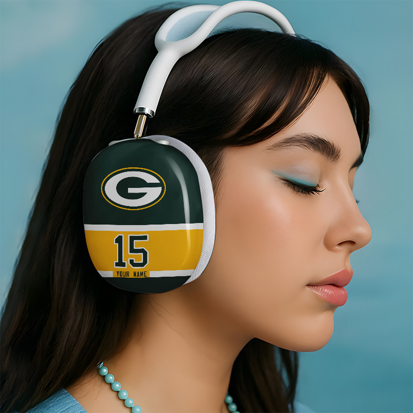 GB x NFL Special Airpod Max Case Cover Personalized DATND TANTD