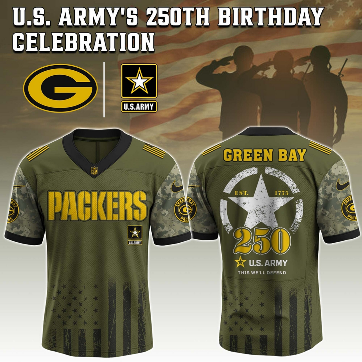 GB x U.S. Army 250th Birthday Celebration DatND DVT