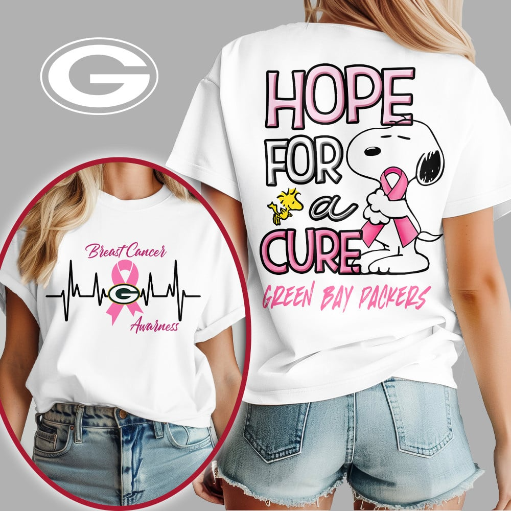 GBP Premium Breast Cancer Awareness Snoopy Hope For A Cure Shirt DDT NTL