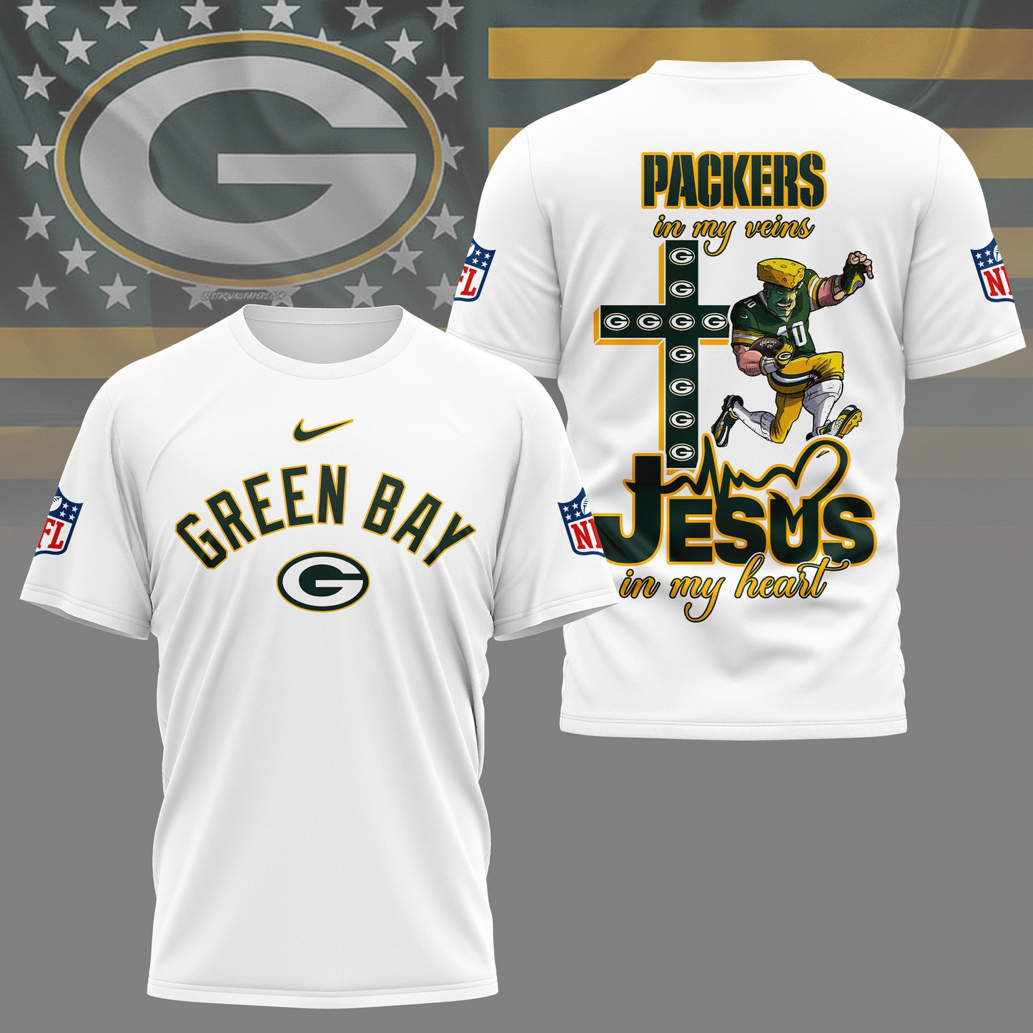 GBP Premium Faith & Football 3D Shirt DDT TTV