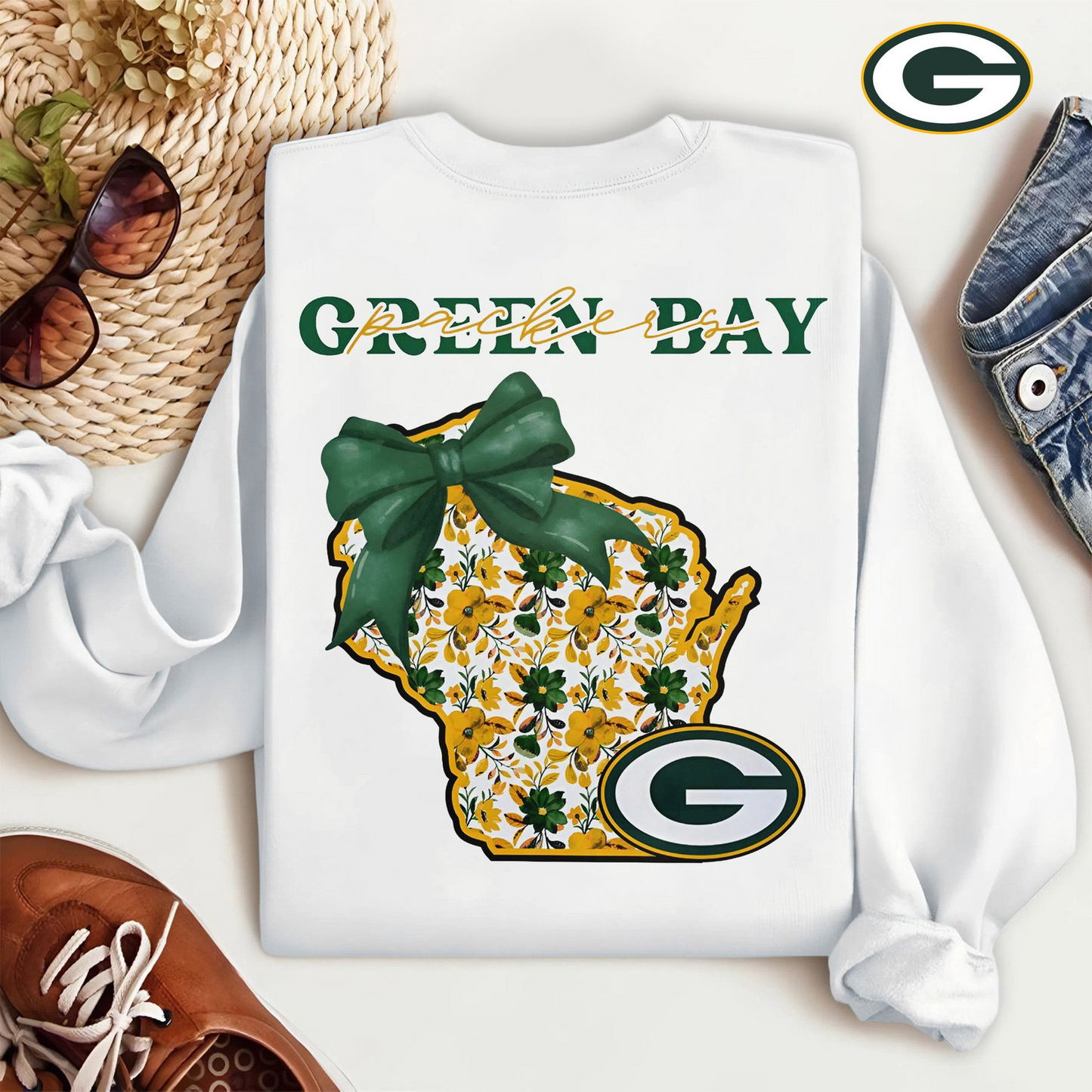 GBP Premium NFL Cozy State Bow Sweatshirt DDT NTL