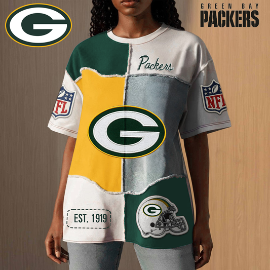 GBP Premium NFL Patchwork Vintage T-Shirt DDT CTND