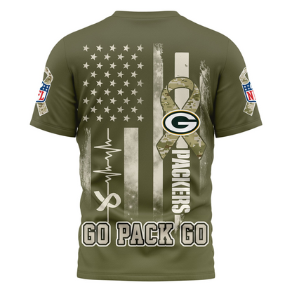 GBP Premium NFL Salute to Service Camo 3D Shirt DDT CTND