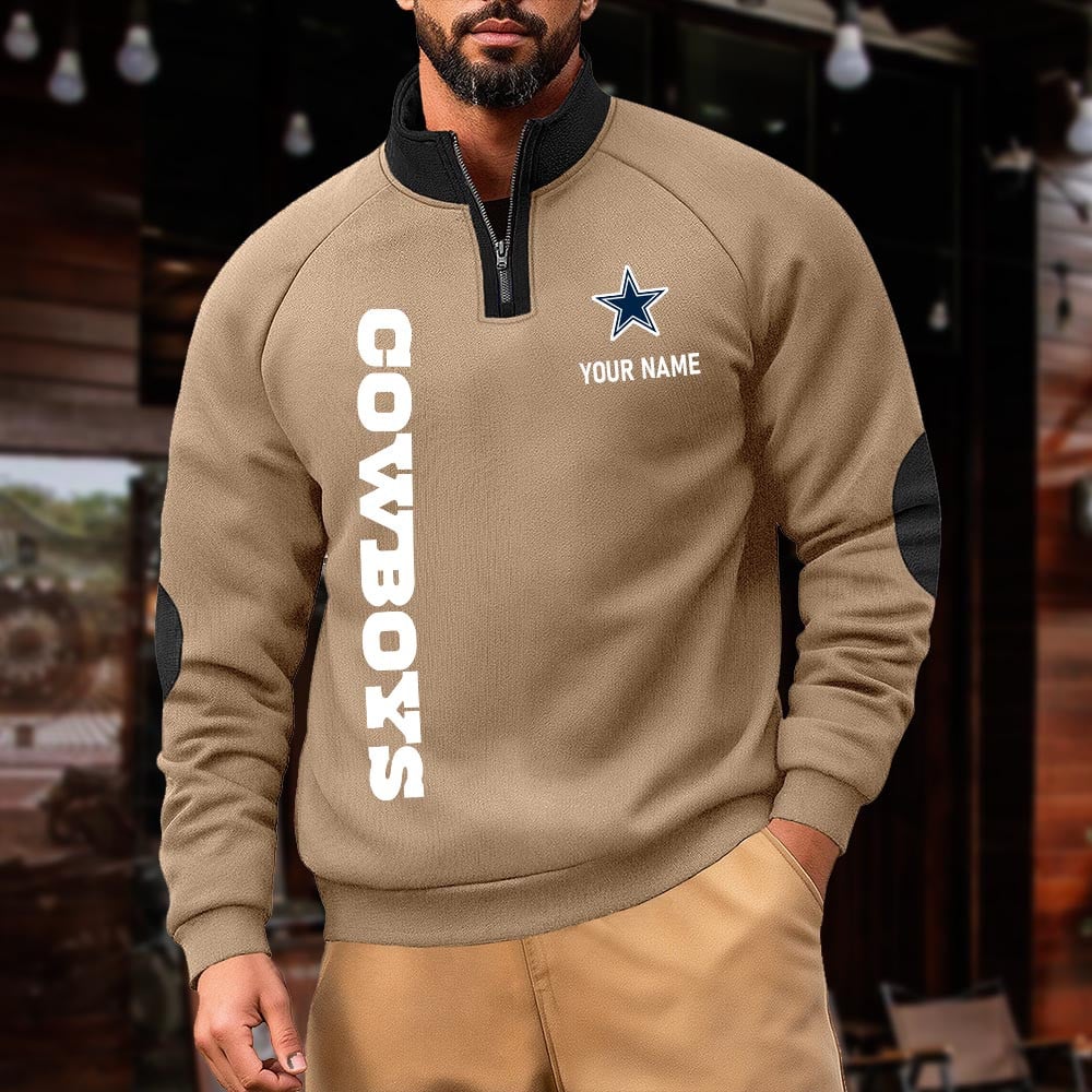 DC NFL Pulse Gear Zipper Henley Sweatshirt DDT CTND