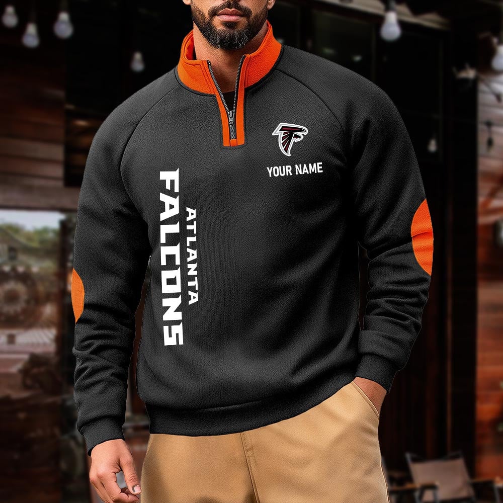 AF NFL Pulse Gear Zipper Henley Sweatshirt DDT CTND