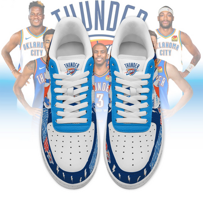 Gleammerch Oklahoma City Thunder NBA Air Low-Top Sneakers Shoes V1 DATND TANTD 020625