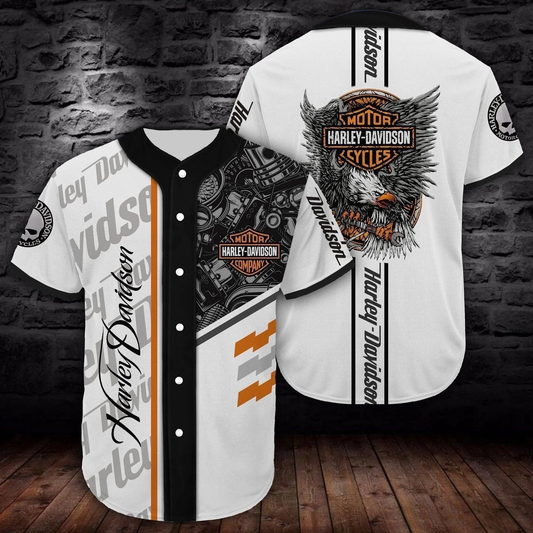 HD Premium Motorcycle Baseball Jerseys DDT CTND