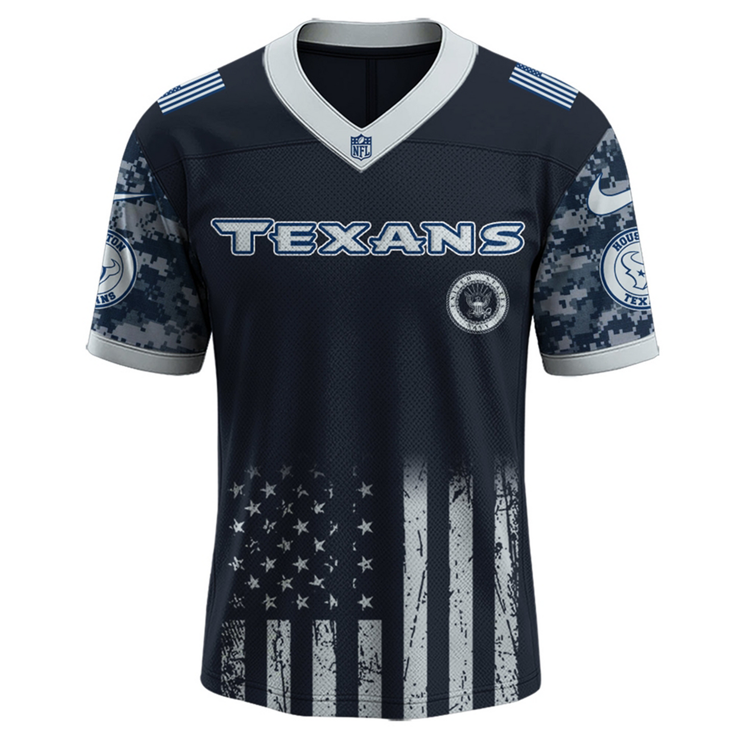 HOU x 250 U.S. Navy 250th Birthday Celebration Jersey DatND DVT