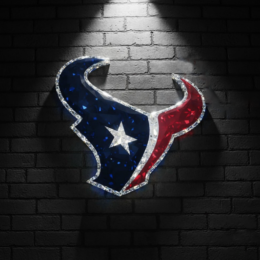 HOU X NFL Diamond Crystal Wall Art DatND DVT